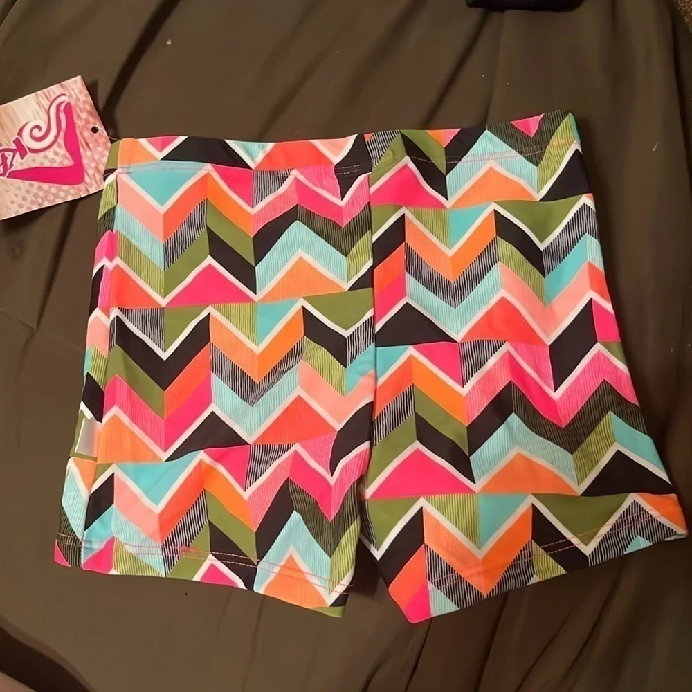 NWT Size 7  Kanu Surf Girls Swimming Bottom UPF 50+